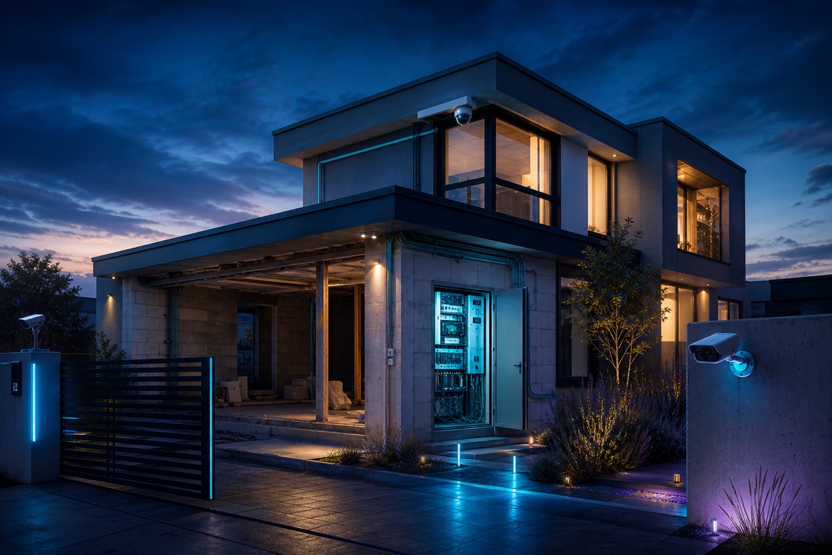 Novostavba pripravená na kamerový systém a inteligentnú domácnosť